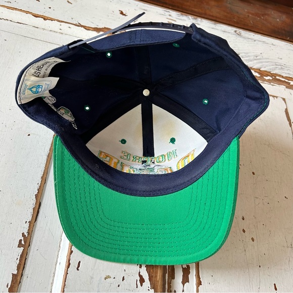 Vintage 1990’s Notre Dame Leprechaun Snapback Hat - Picture 6 of 9